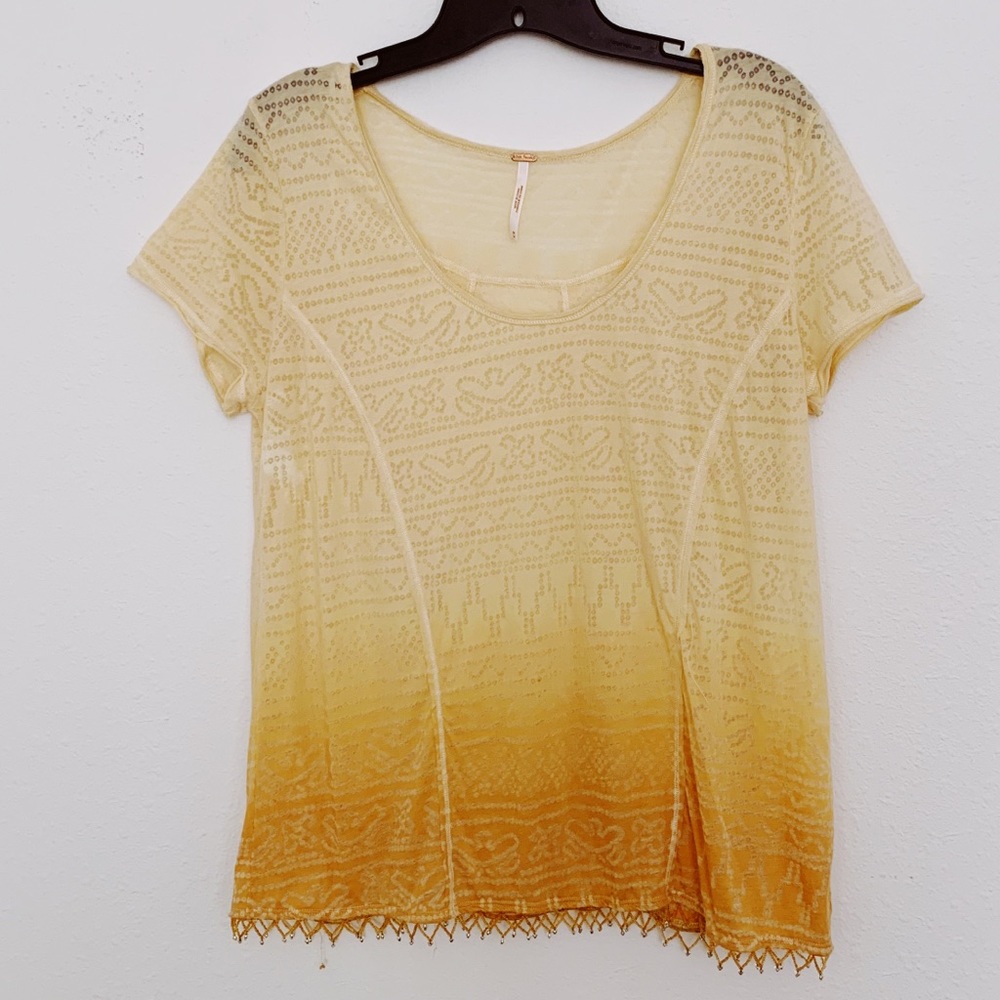 Free People Ombré Beaded Short